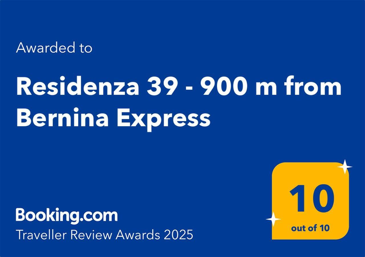 Residenza 39 - 900 M To Bernina Express Lägenhet Tirano Exteriör bild